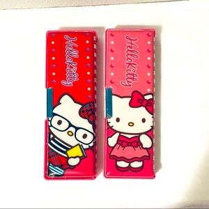 🎀 🤓 New Hello Kitty One double sided magnetic pencil case Pink bow or Ne…